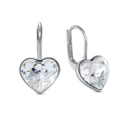Bella Heart Pierced Earrings RO 8
