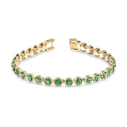 Green Tennis Bracelet 7