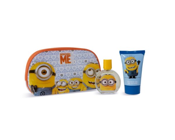 Minions Toiletry Bag with EDT & Shower Gel Gift Set 3