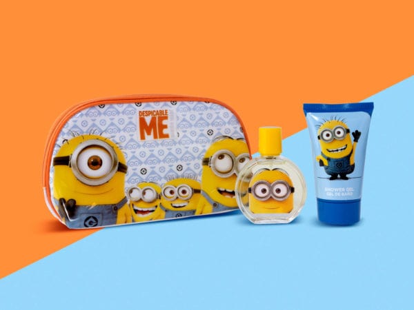 Minions Toiletry Bag with EDT & Shower Gel Gift Set 4