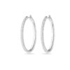 Stone hoop earrings 2