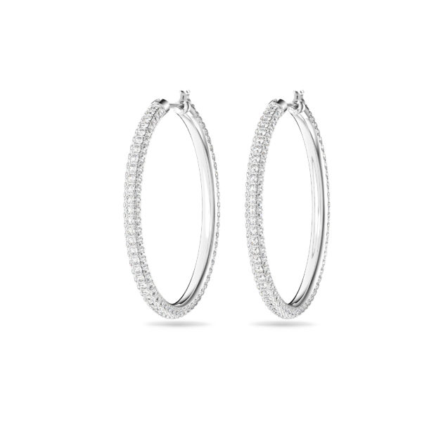 Stone hoop earrings 3