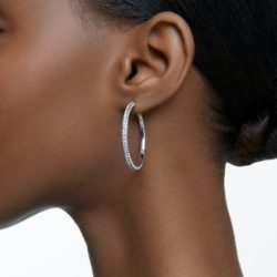 Stone hoop earrings 13